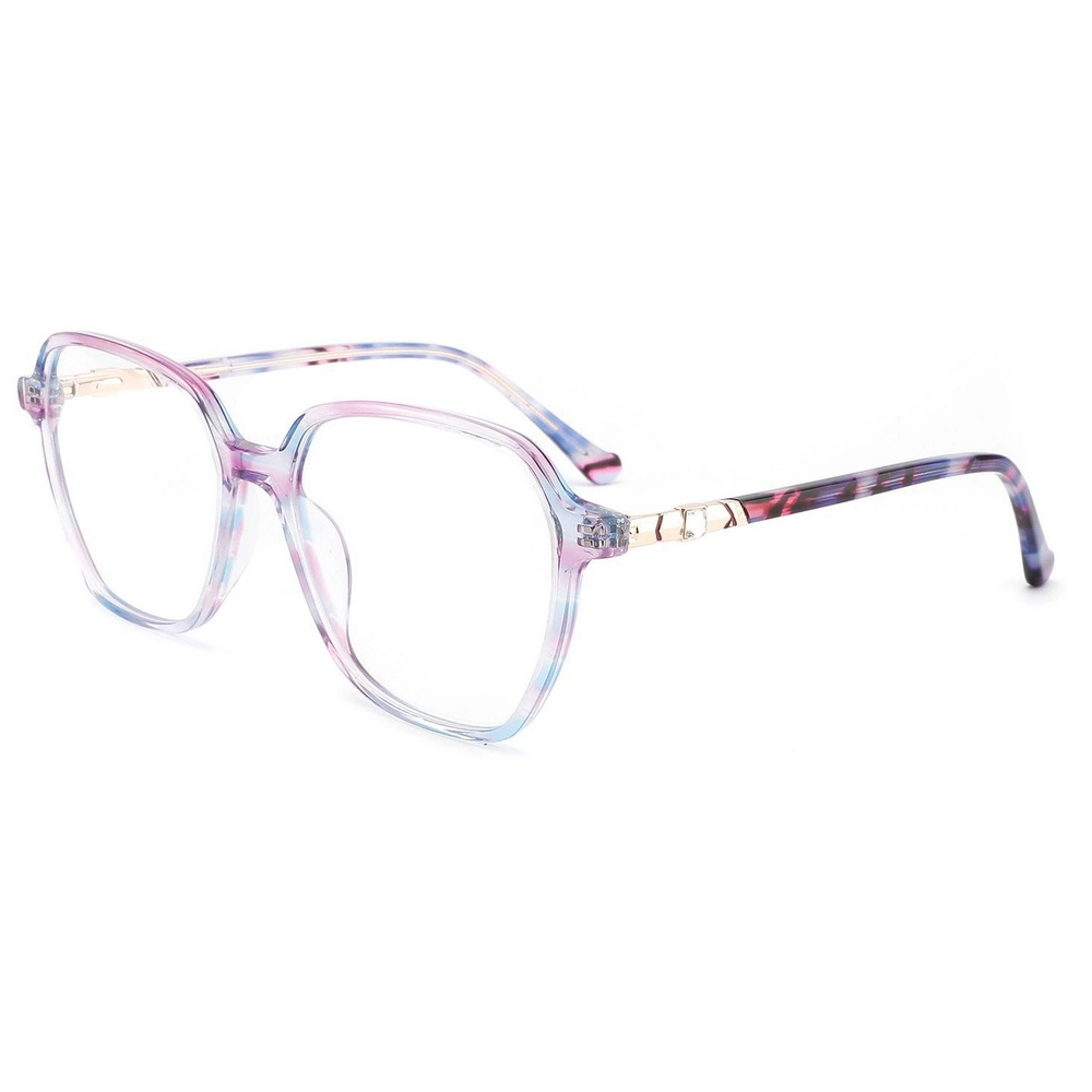 Women Optical Eyeglasses New Fashion Design Optical Frame Acetate Square Mix Color for Ladies