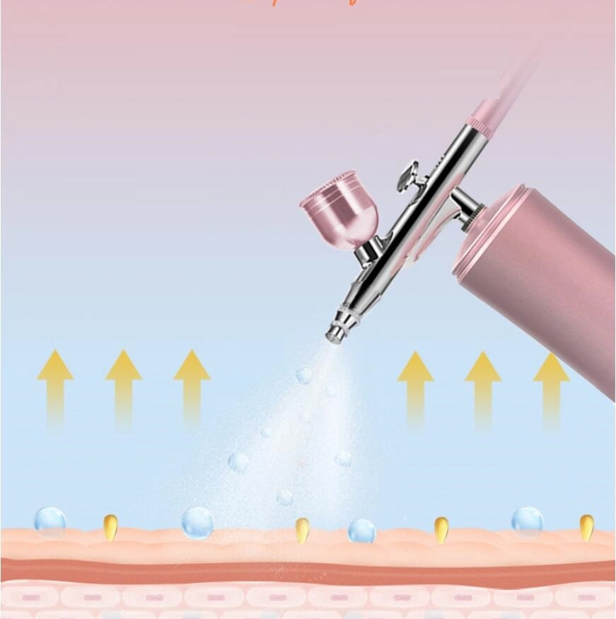 Oxygen Airbrush Cordless Airbrush Dual Action Rechargeable Spray Airbrush Setfor Art Painting Spray