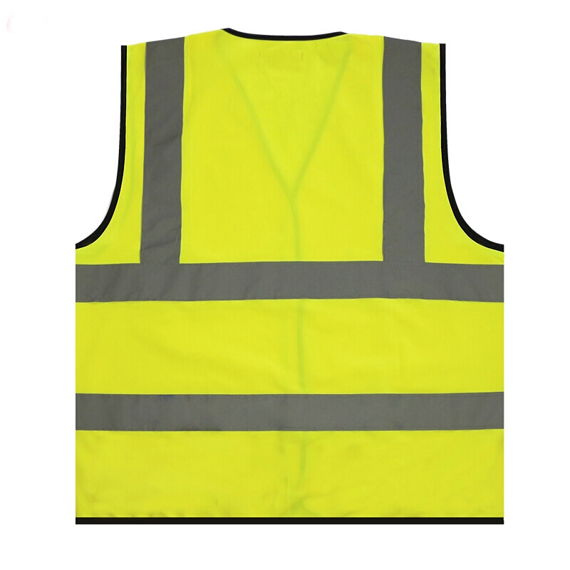 Manufacture Pocketless Orange Road Construction Safety Reflective Clothing