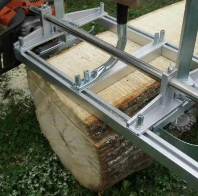 Movable Band Chainsaw Mill Sawmill for Wood Cutting