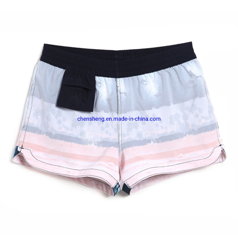 Commerce de gros Mesdames Summer Beach Surf Shorts lâche Maillot de bain court de sublimation de la sueur Conseil Conseil Shorts