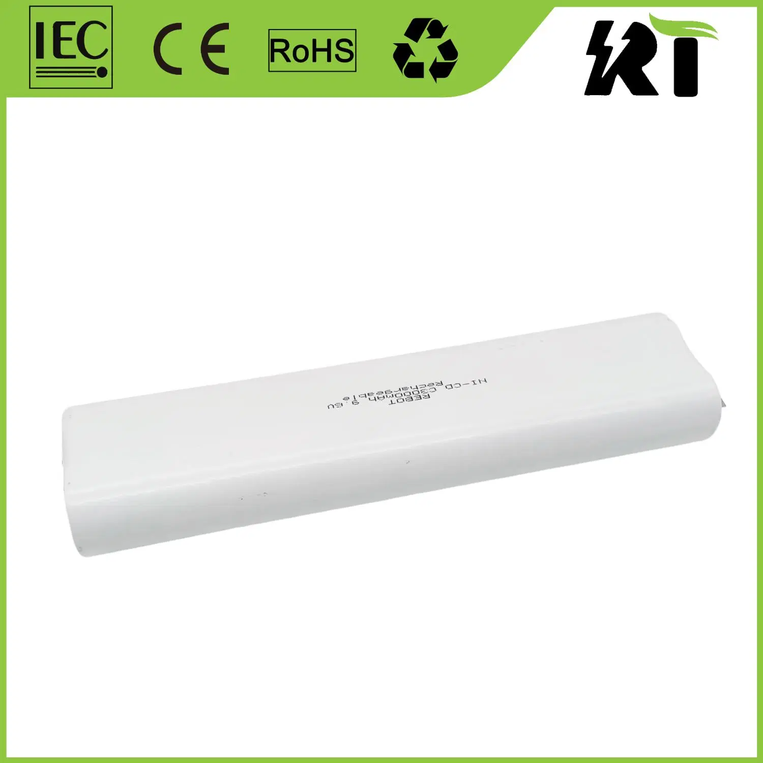 RT Nickel-Chrom-Akku 1,2V 3000mAh C Größe Ni-CD-Akku NiCd-Batterie