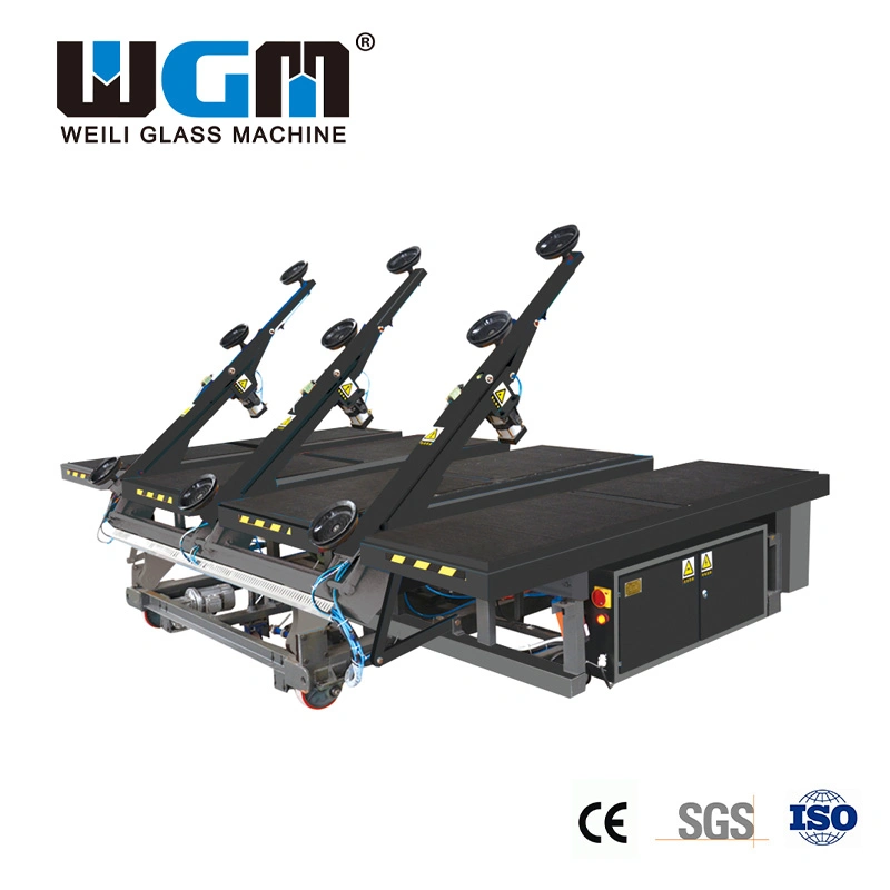 3600X2800mm Glass Loader Glass Laoding Machine Connect to CNC Glass Cutting Table Cutting Machine with Air Float and Breaking Function
