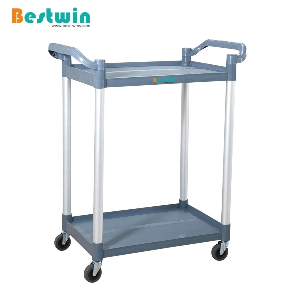 Multifunctional Plastic Service Trolley Kitchen Restaurant Utility Cart