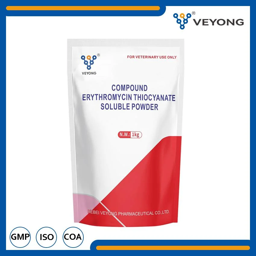 Pharmaceutical Compound Erythromycin Soluble Powder Chicken Poultry Medicine Wholesale/Supplier From GMP Factories