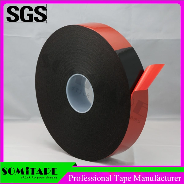 Somitape Sh333b05 PE Pressure-Sensitive Black Double Face Foam Tape