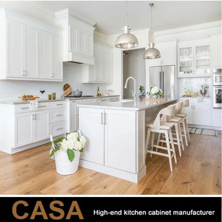 فاخرة Best Maple خشبية مخصصة أثاث Cabinetry White Shaker Pantry خزائن المطبخ