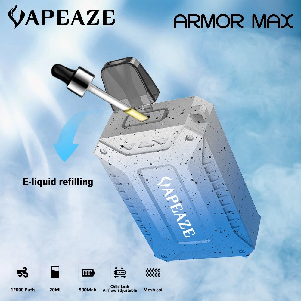 Recarga cartucho VAPE VAPE malla bobina recargable 12000 Puffs 5% Nicotina Mayoreo VAPE Pen