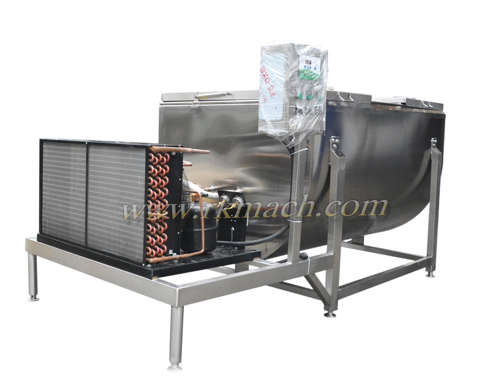 2500L Direct Expansion Milk Storage Cooling Tank Cooling Tank (U type open top milk cooler)