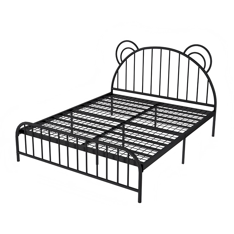 Children's Room Cute Princess Style Metal Bed