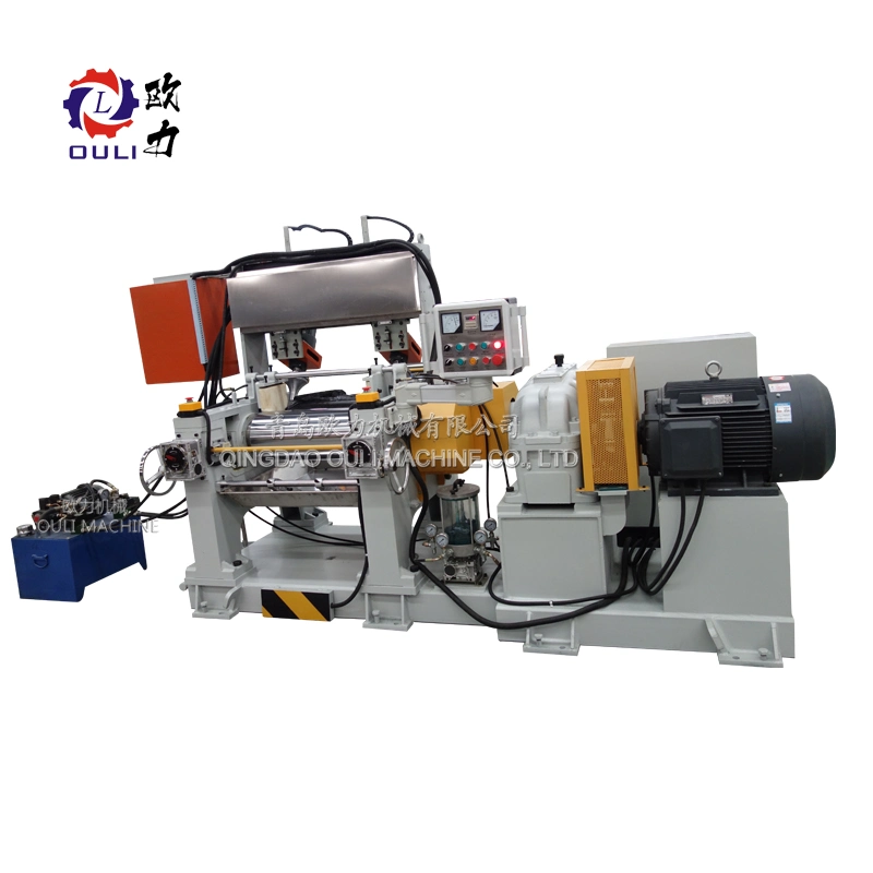 Top Safety Silicone Rubber Two Roll Mixing Mill, Soft Material Automatic Two Roll Mill, Open Mixer Machine