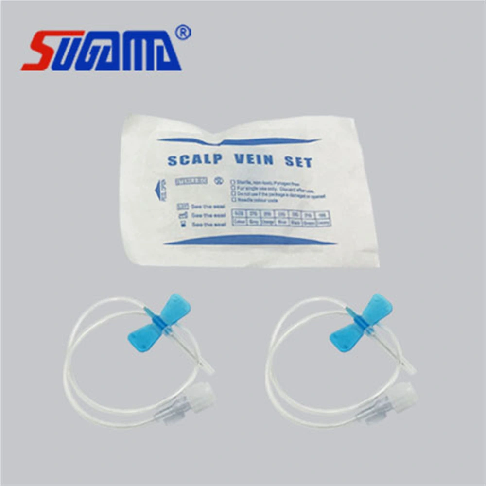 Chinese Products Medical Disposable Scalp Vein Set 22g Butterfly Needle