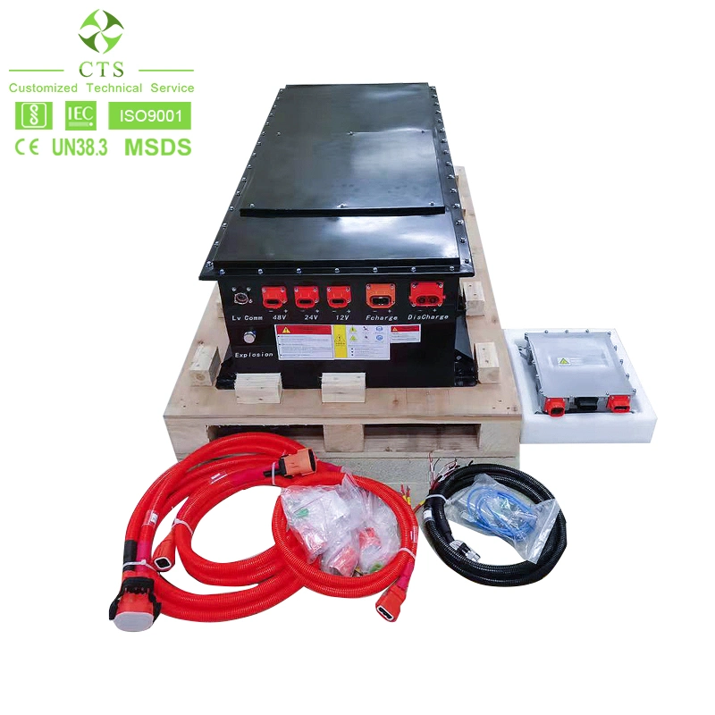 مجموعة بطاريات CTS المخصصة EV بطارية Lithium nmc 96V 400ah 38.4kwh للسيارة الكهربائية