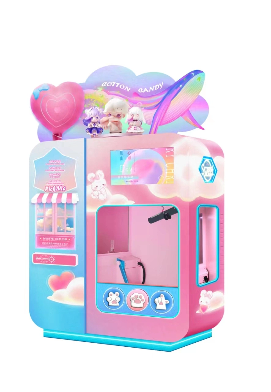 Vendlife Cotton Candy Vending Machine Can Produce Various Types of Marshmallow