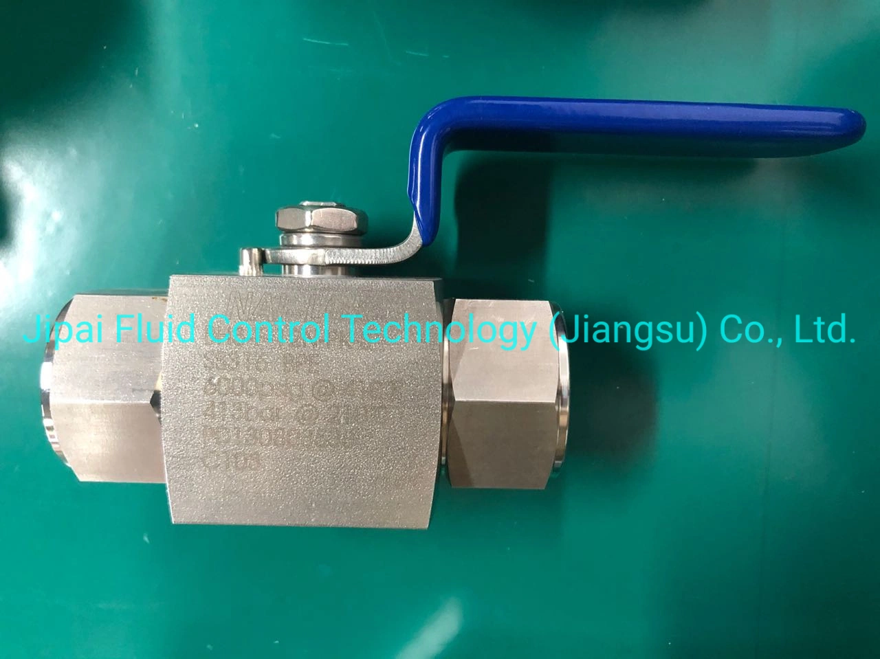 Nai Lok Stainless Steel 316 Two Position Three-Way 1 PC Ball Valve Trunnion Ball Valve for CNG High Pressure 6000 Psi Compression Natural Gas Hydrogen Ball Valv