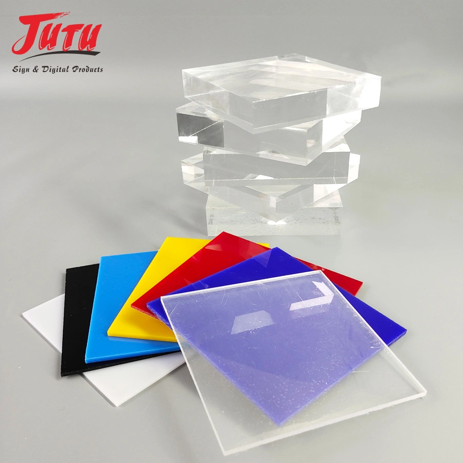 Jutu Superior in Quality PMMA Sheet Transparent Acrylic Sheet for Advertisement