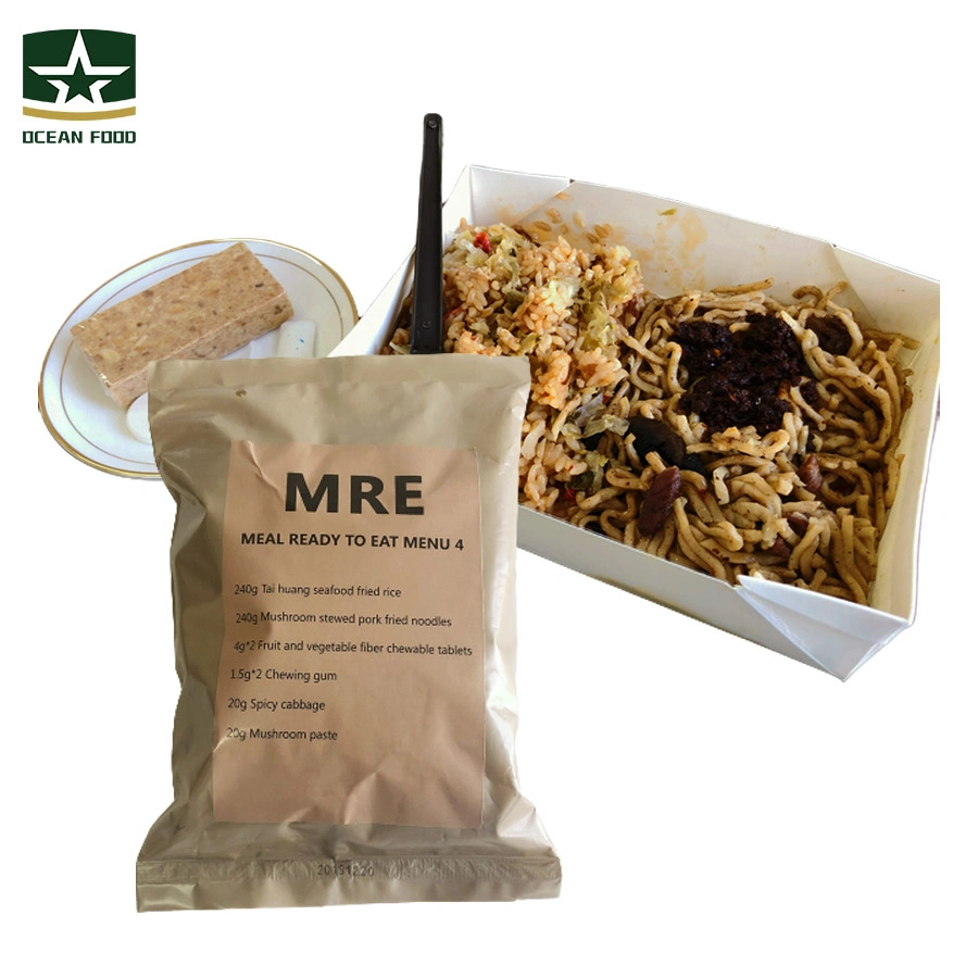 240g Convenient Food Ration Tai Huang Seafood Fried Mre Rice