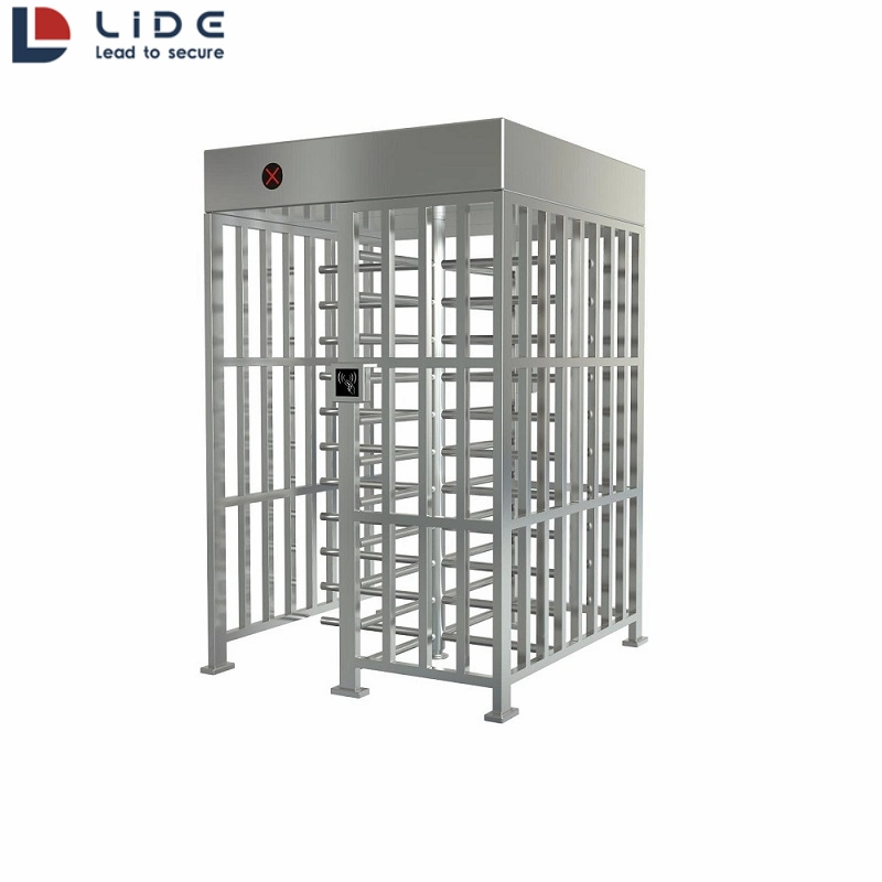 Full Height Turnstile Barrier Gate with Access Control System for Construction Site