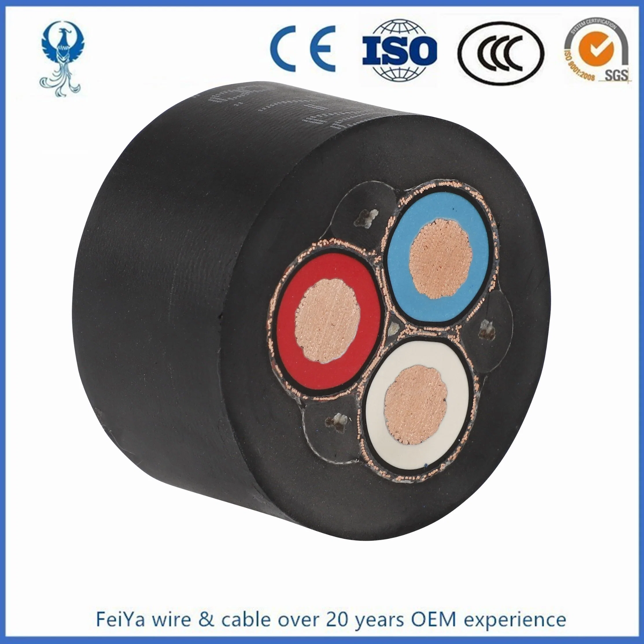 1.1/1.1kv Type241 3 Core+ 3 Earth + Pilot Mining Cable