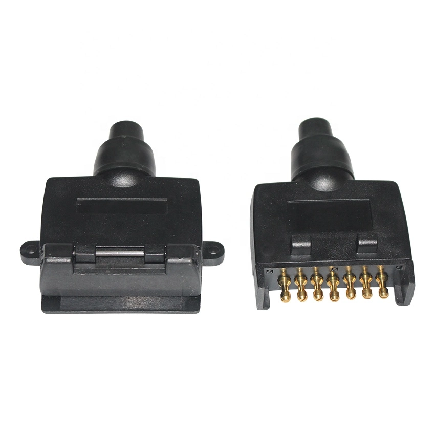 Australia Style 12V 7pin hembra y plana 7pin Enchufe plano para carretilla