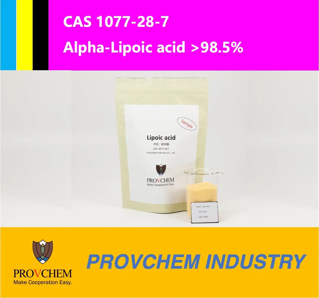 Ácido tioctico / CAS 1077-28-7 producto para el cuidado de la piel