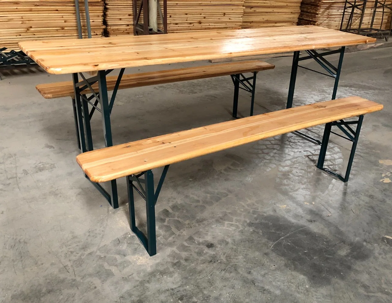 Muebles de exterior jardín Plegable de Madera de la cerveza de Picnic Tabla