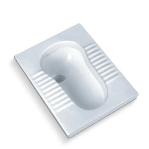 Chaozhou Sanitary Ware Factory Hot Sale White Color Ceramic Wholesale/Supplier Price Squat Toilet Pan Bathroom Wc Squatting Pan