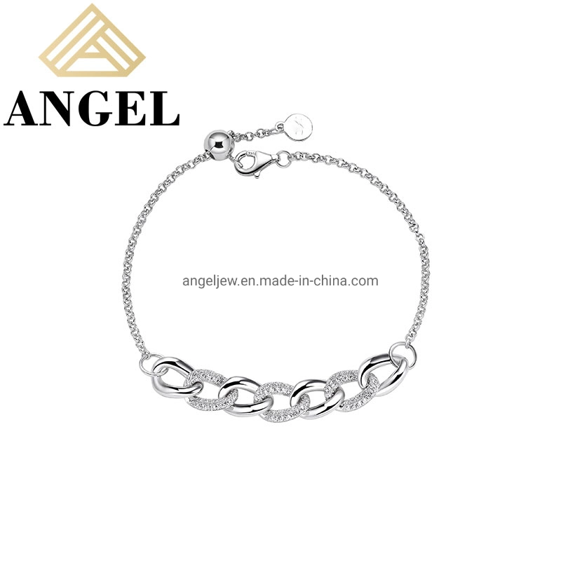 2023 New Arrival Fashion Bracelet Jewellery 925 Sterling Silver Necklace Jewelry Luxury Fine Jewelry Set for Trendy Women