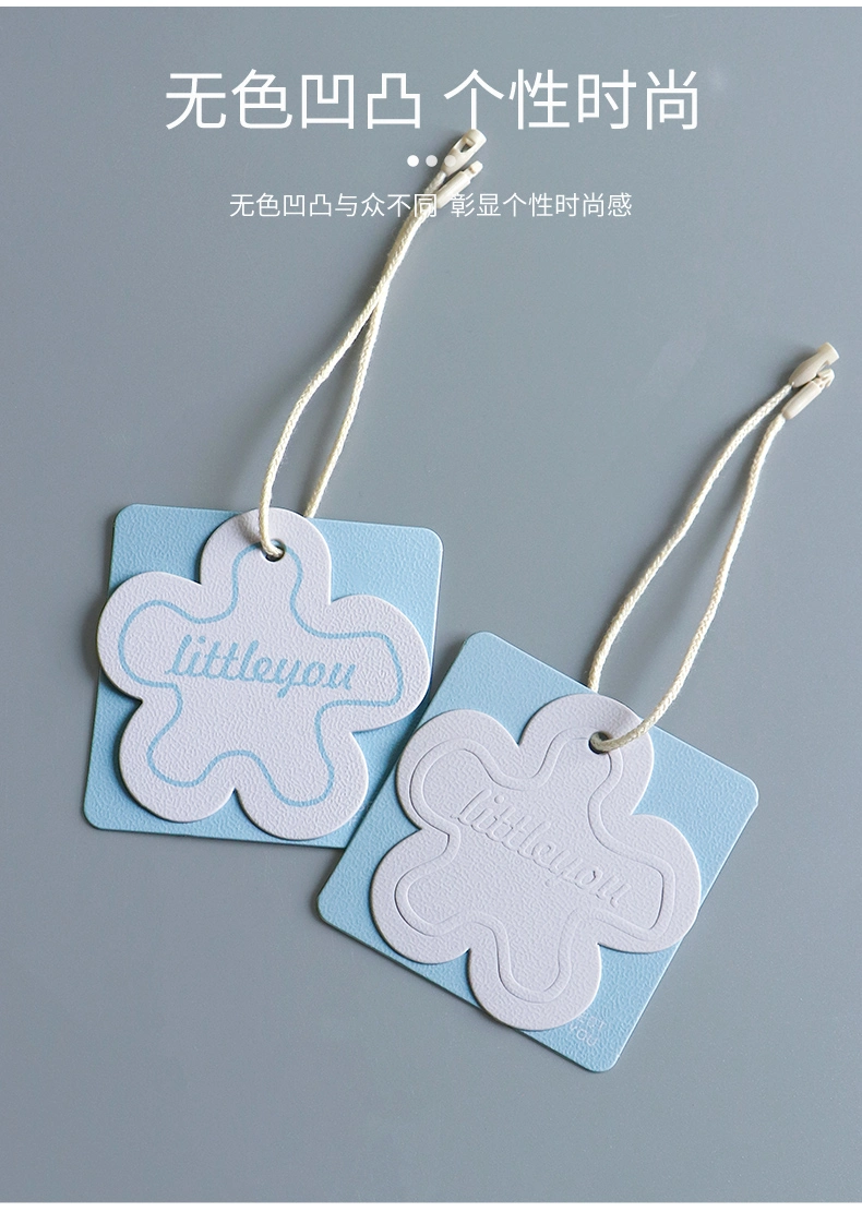 Factory Direct Sales Customized Clothing Logo Custom Own Brand Garment Label Products Hang Tags for Clothing Brand Manufacturer