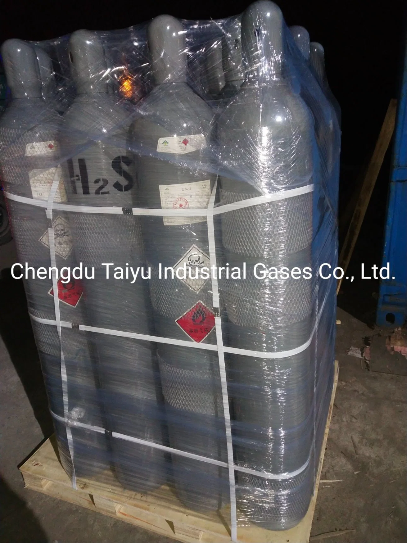 Industrial Grade 99% 99.5% 99.9% Sulfuretted Hydrogen/Hydrogen Sulfide/Hydrothion H2s Gas China Supplier Price