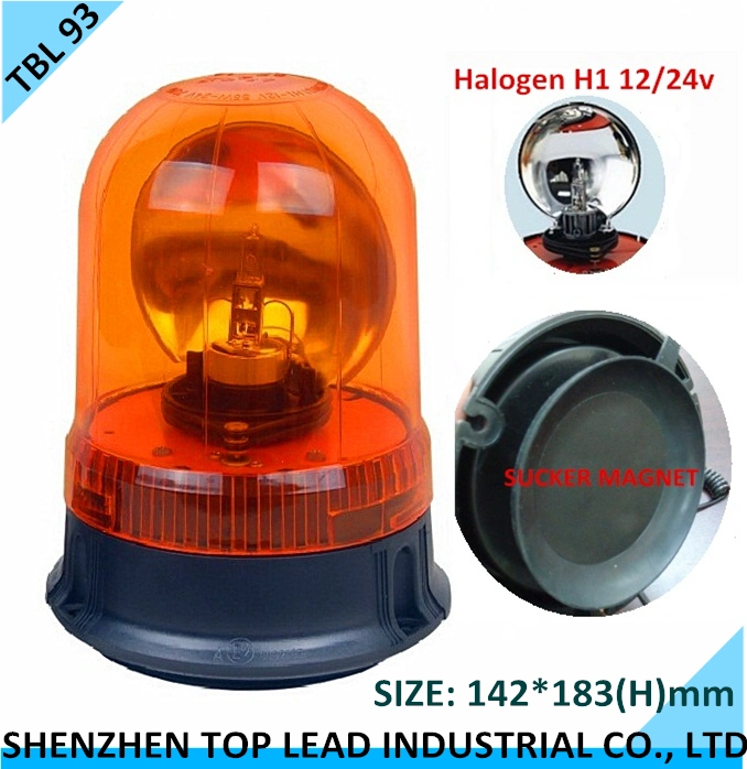 DC12/24V H1 Bulb Halogen Warning Light LED Rotating Beacon Tbl93 Emergency Light