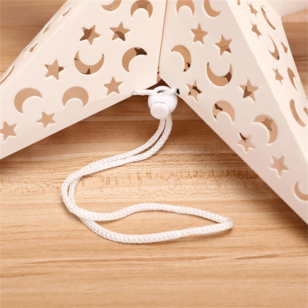 Moubarak papier Hollow Out Star Moon Pendentif suspendu Parti musulman décoration