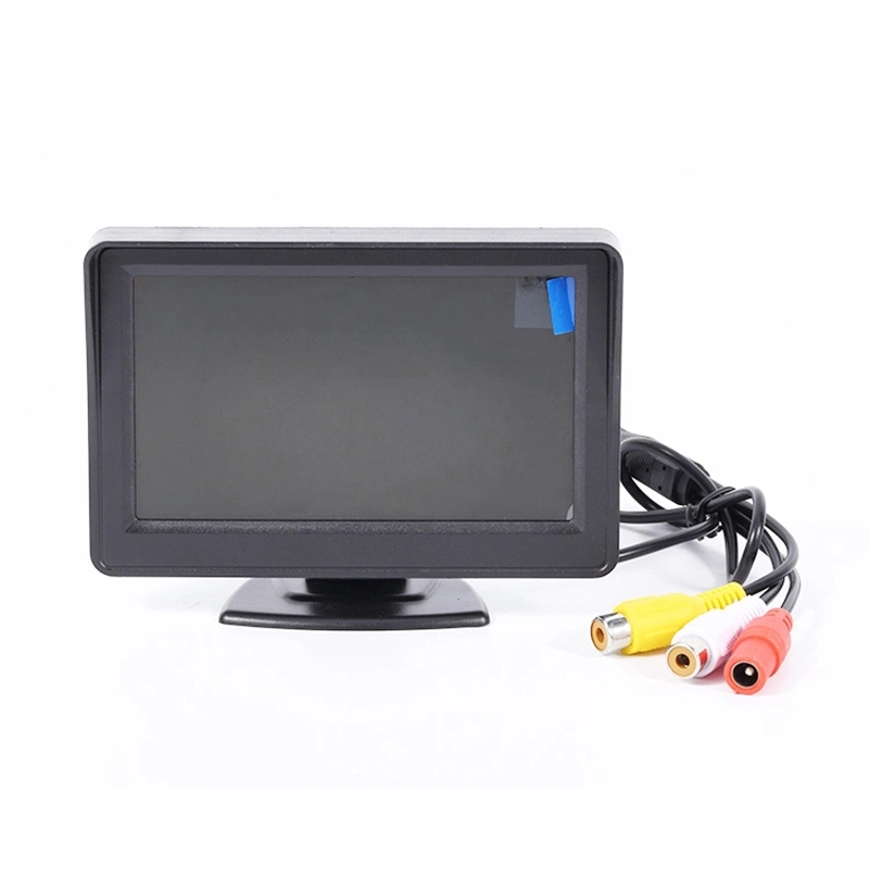 Coche de retroceso de 4,3 pulgadas LCD Monitor con pantalla digital parasol y