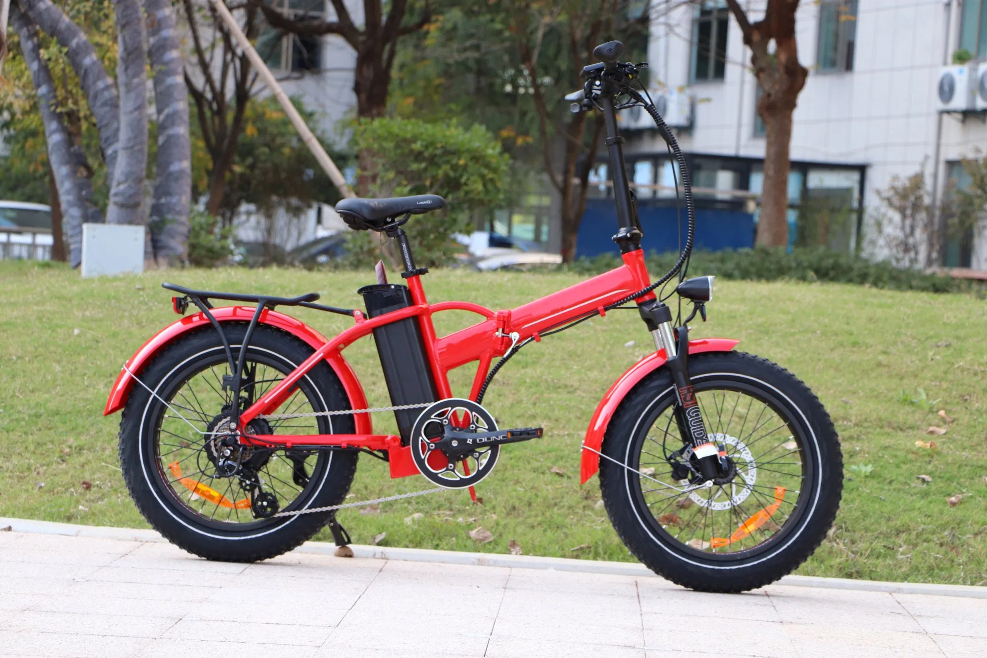 20 Inch Mini Folded Electric Bike City Fat Tire 500W 750W 7s Electric Bicycle