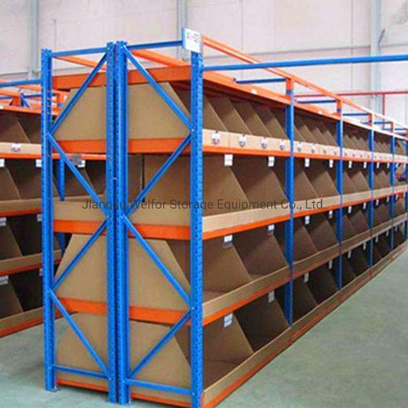 Warehouse Storage Medium Duty Long Span Metal Racking with Plastic Bin