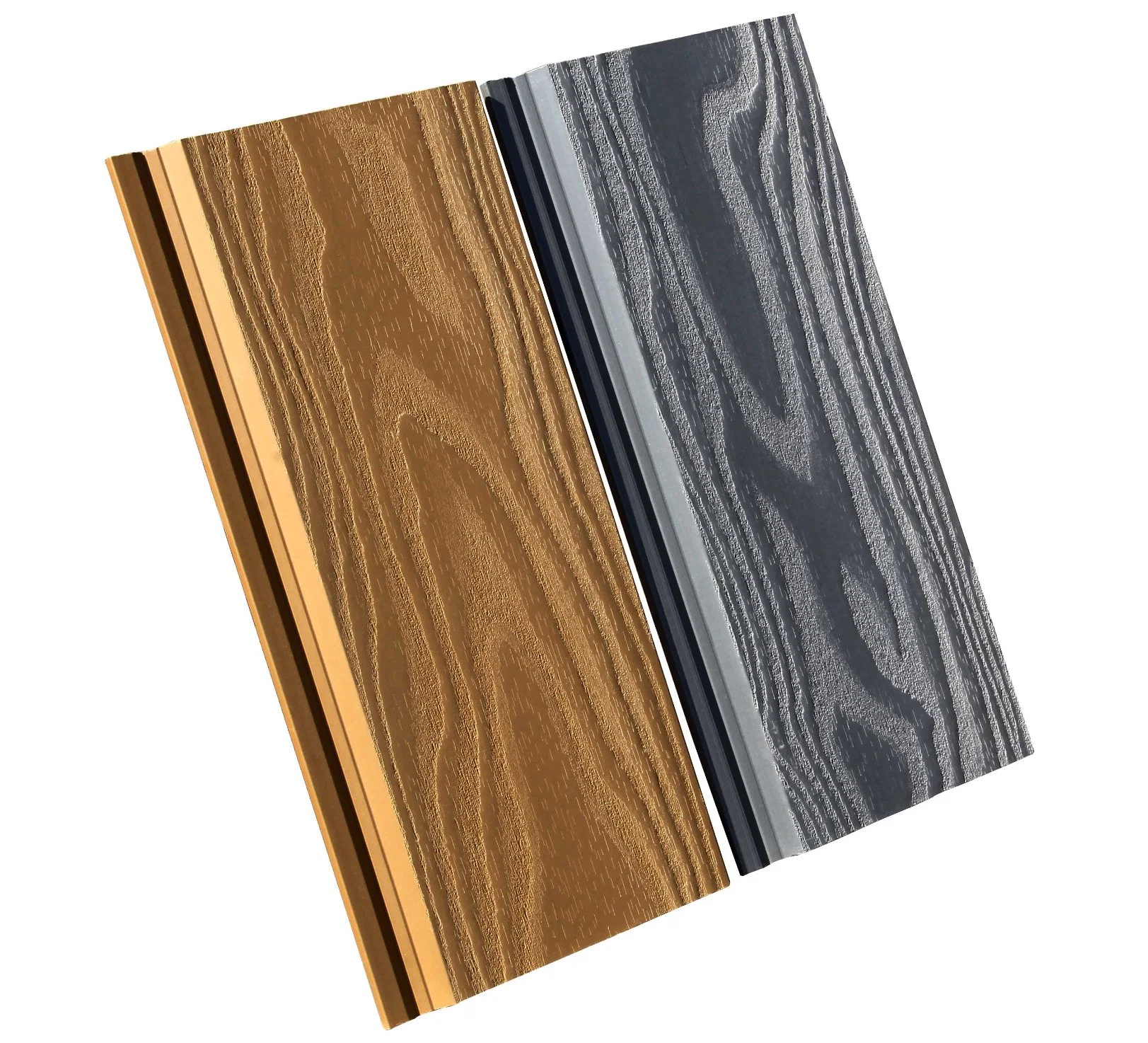 Modern 3D Embossing Surface Wood Composite WPC Wall Cladding