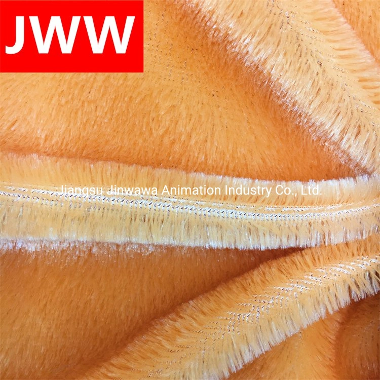 Newest Excellent Rabbit Fur Plush Fabric Various Uses Weight PV Fabric for Toy Womans Fashion Slippers