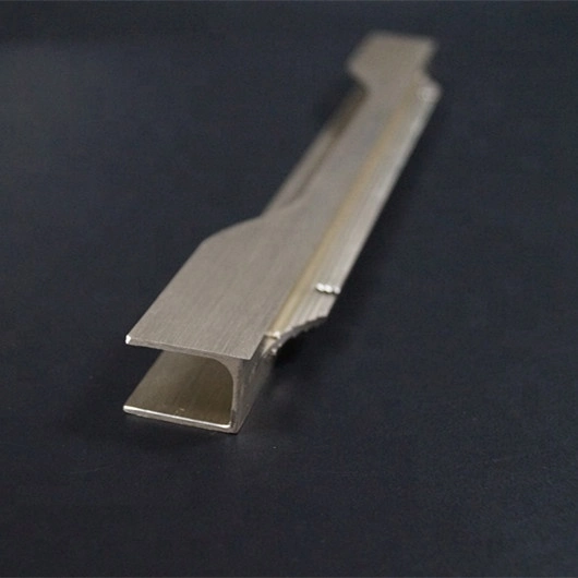 CNC Processing Aluminium Extrusion Handle Customized Design Hair Line Surface