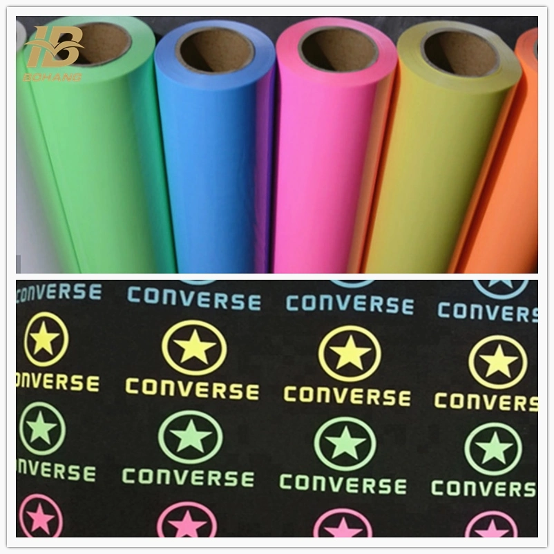 PU Glow in The Dark Luminous Heat Transfer Vinyl Paper