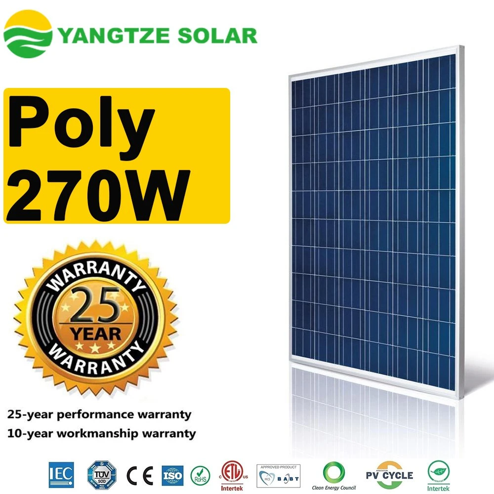 245W 250W 270W 280W Solar Panel PV Polycrystalline Modules