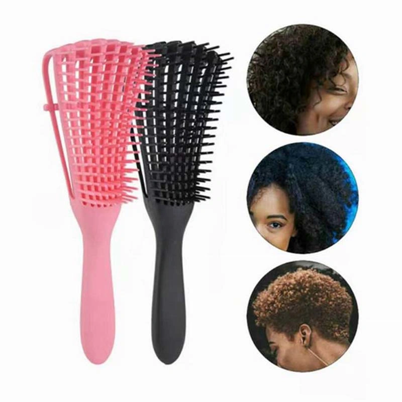 Emballage de brosse à cheveux Brosse à ventilation avec logo Brosse démêlante personnalisée Peigne à cheveux