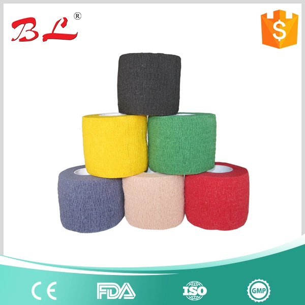 Non-Woven Elastic Vet Wrap Cohesive Tape Vet Wrap Bandage Q22