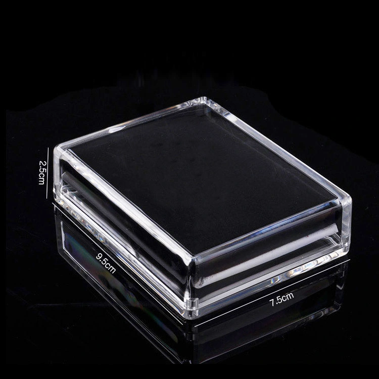 Acrylic Transparent Black and White Double-Sided Display Box