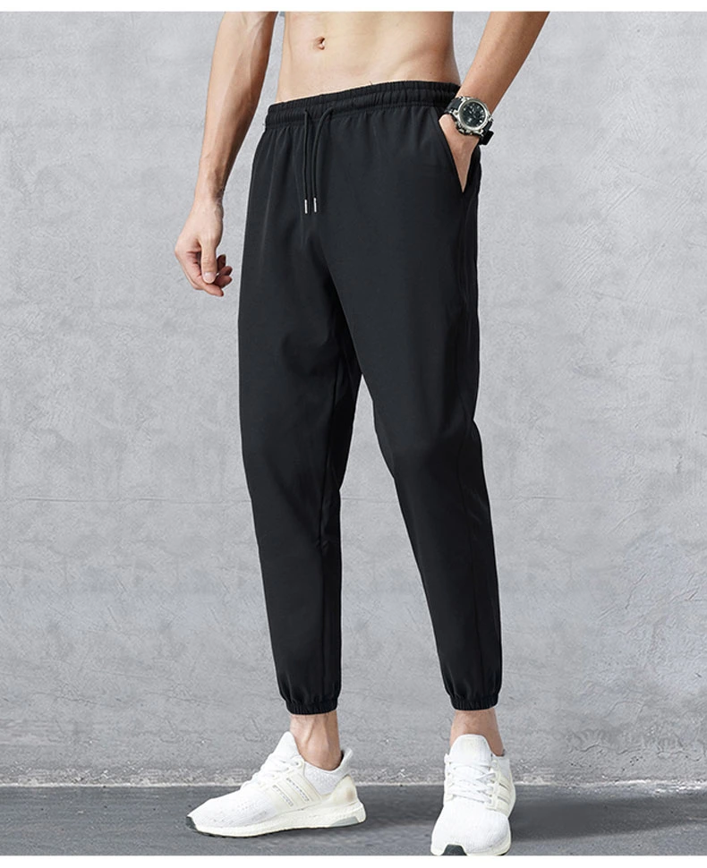 Spring and Summer Jogger Nine-Point Pants Loose Casual Trousers for Men's Sports Pants