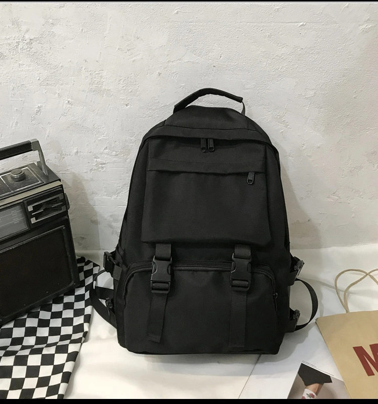 Große Kapazität Freizeit Rucksäcke Canvas Student Schultasche Jungen Schultaschen