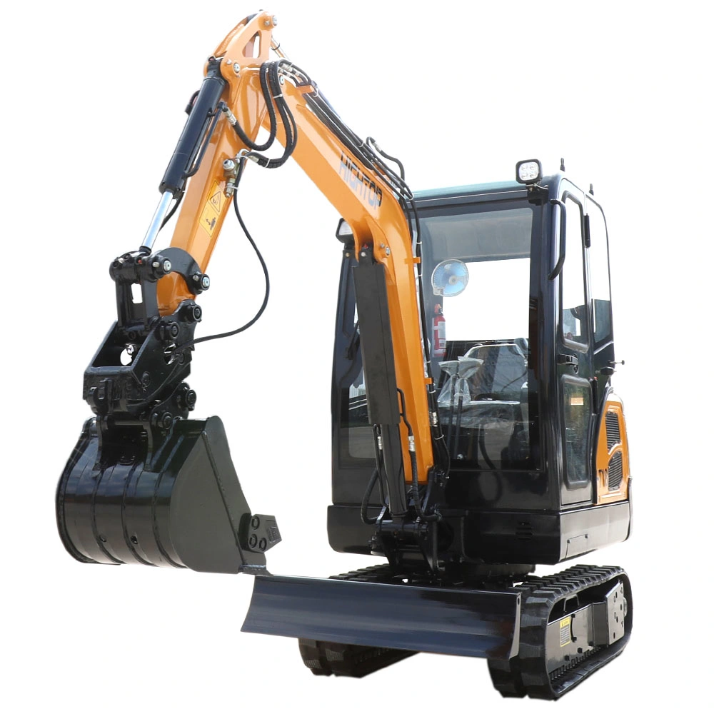 2ton China Mini Excavator Mini Pelle Small Excavator Earth Moving Equipment with Closed Cabin