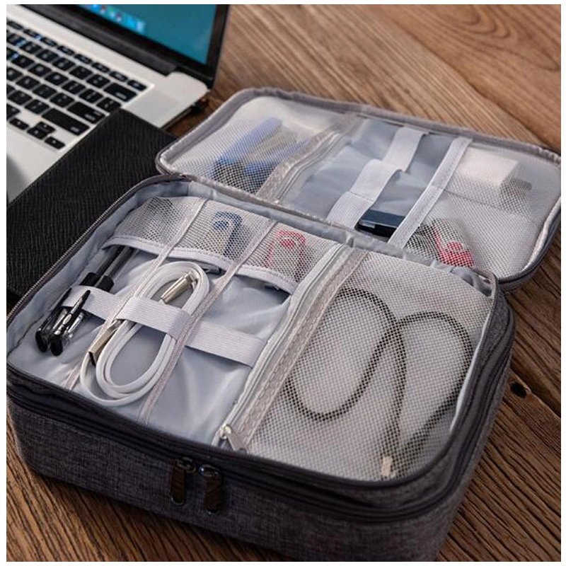 Data Cable Storage Bag Mobile Hard Drive Protection Case Charger Accessories Earphone Storage Box