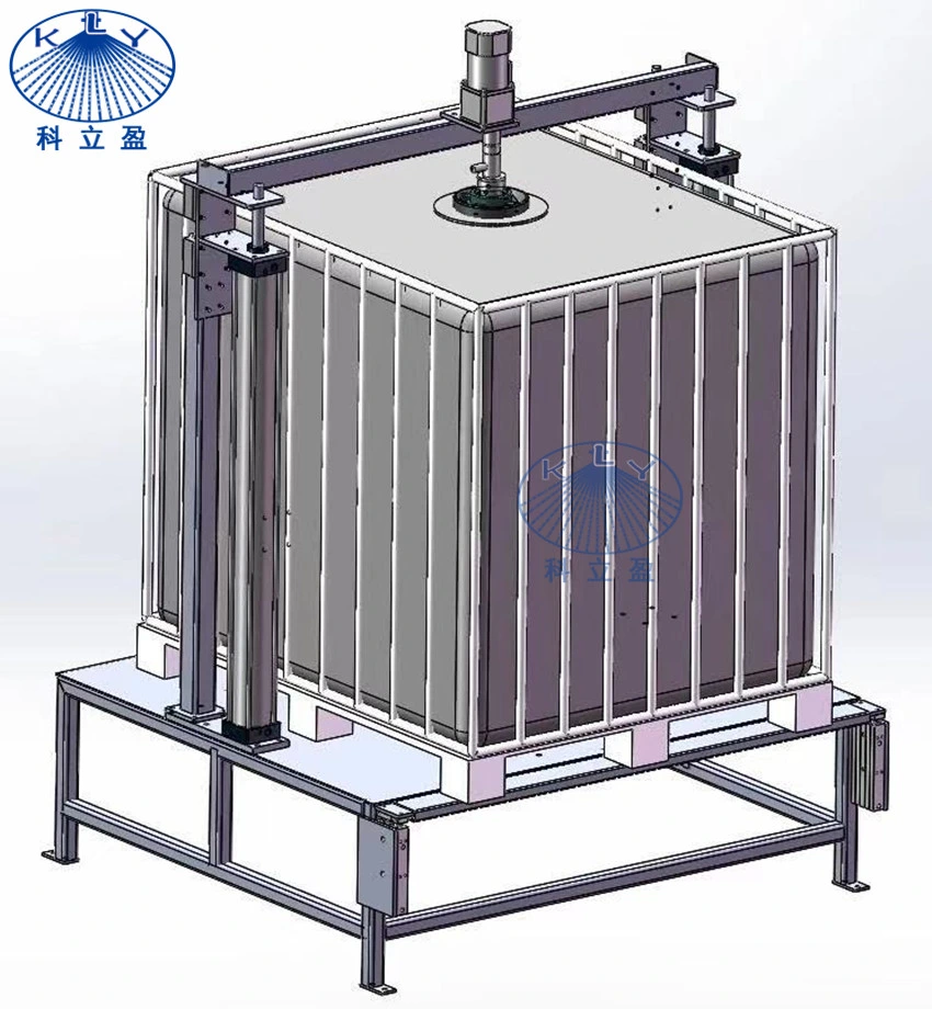 Automatic IBC Tote Washer, IBC Bin Cleaning Station, High Pressure IBC Tote Cleaner