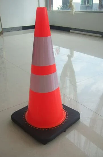 Manufacturer 70 Cm 90cm Flexible PVC Safety Traffic Cone Road Cone