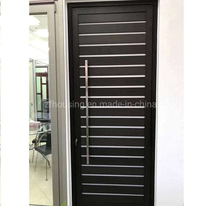 Modern Simple Design Fireproof Steel Security Aluminum Sheet Door for Building Project Zf-Ds-103